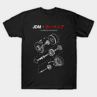 JDM Enthusiast Turbocharged T-Shirt